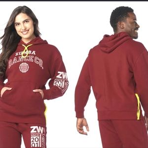Unisex Pullover sweatshirt , Zumba, Brick Red